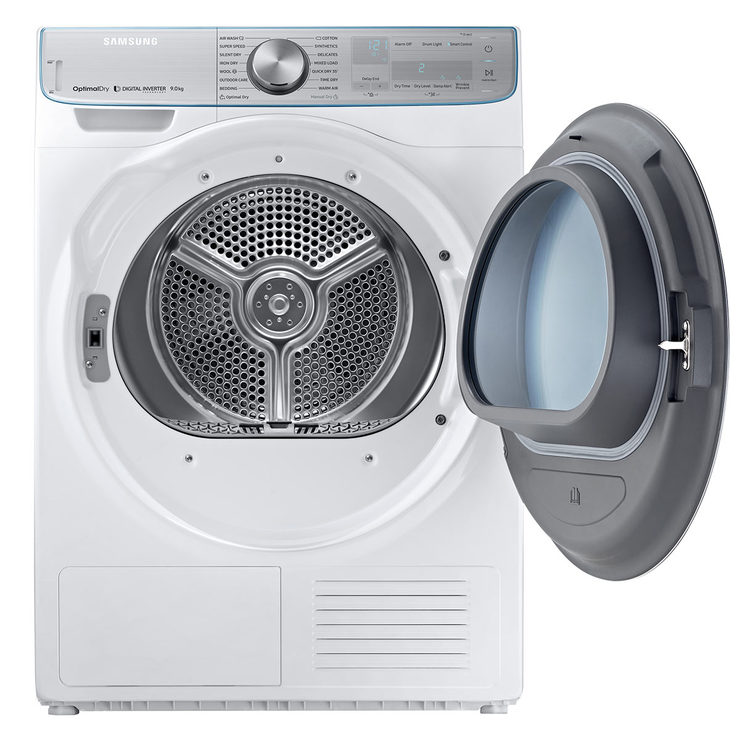 Samsung DV90N8289AW/EU, 9kg, HeatPump Tumble Dryer A+++ Rating in White