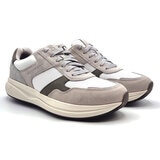 Rockport Men's Corvin Trainer in Light Grey, Size 10