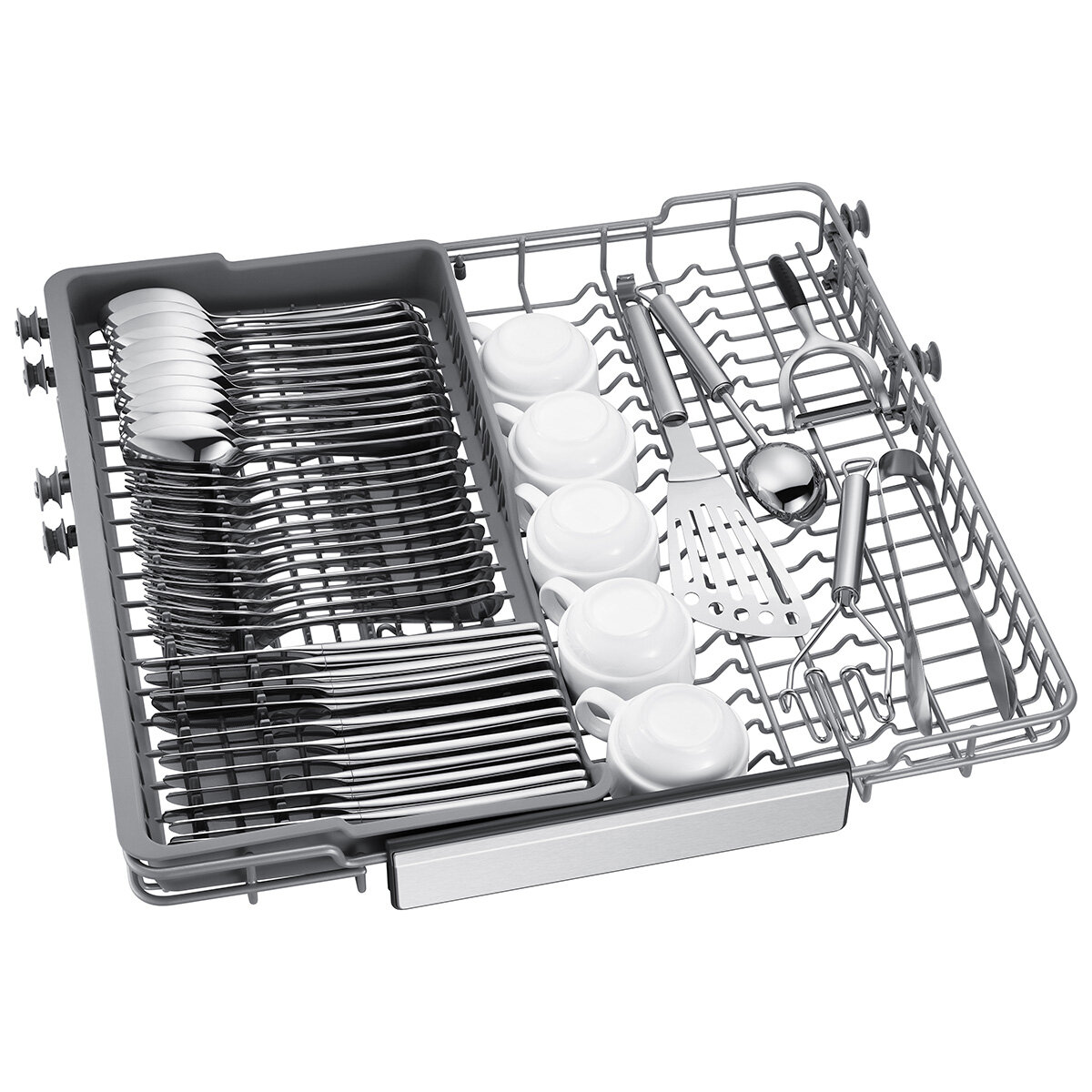 Samsung DW70H73YCFVU4 Series 7 Dishwasher, C Rated in White Samsung DW70H73YCFVU4 Series 7 Dishwasher, C Rated in White
