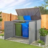 Bromley Horizontal Shed 6ft 5" x 3ft 4" (W 1.95m x D 1m x H 1.36m) in Grey