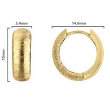 14ct Yellow Gold Hoop Earrings