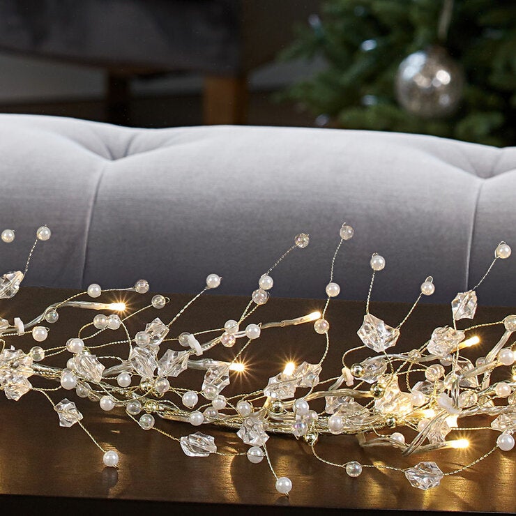 9 inches LED Garland with Microlights 9 inches LED Garland with Microlights