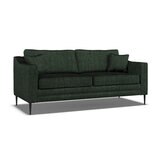 Aspen Velvet 3 Seater Sofa, Green