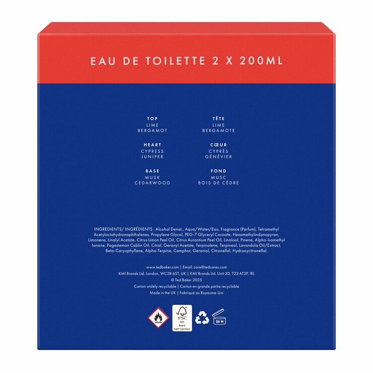 image of ted baker mens skinwear aftershave