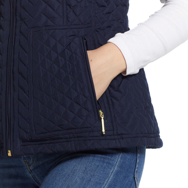 Weatherproof Ladies Quilted Plush Lined Vest