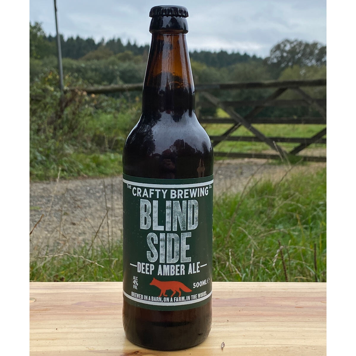 Lifestyle image of Blind Side Deep Amber Ale