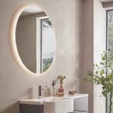 Tavistock Scene Illuminated Round Mirror 800mm