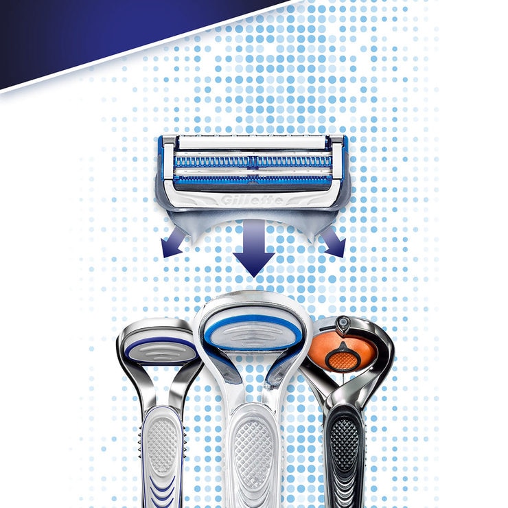 Gillette SkinGuard Sensitive Razor, 10 Blades + Razor Costco UK