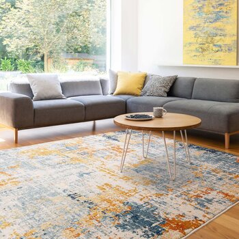 Nova Illusion Ochre Rug, in 2 Sizes