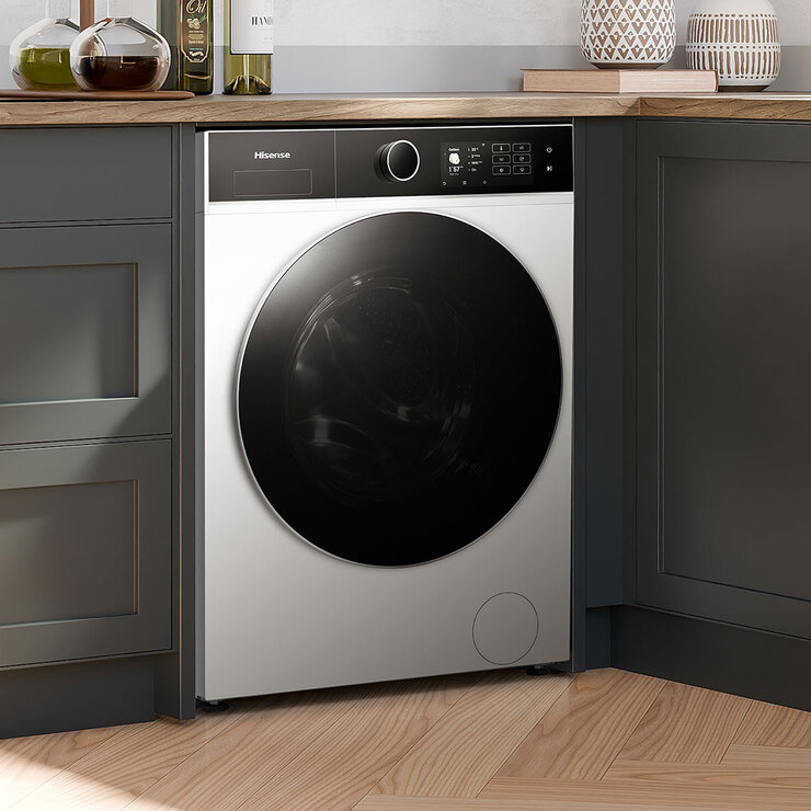 Hisense KitchenFit 5i Series WF5I1045BWQ, 10.5kg Washing Machine, A Rated in White
