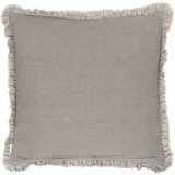 Furn Bertie Velvet Feather Fill Cushion 2 Pack in Taupe, 45 x 45 cm