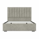 Highgrove Swift Grey Fabric Full Ottoman Bed Frame in 3 Sizes