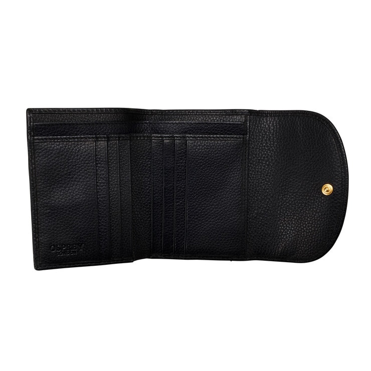 Osprey London Tilly Grainy Hide Leather Women's Purse, Black with Gift Box Osprey London Tilly Grainy Hide Leather Women's Purse, Black with Gift Box