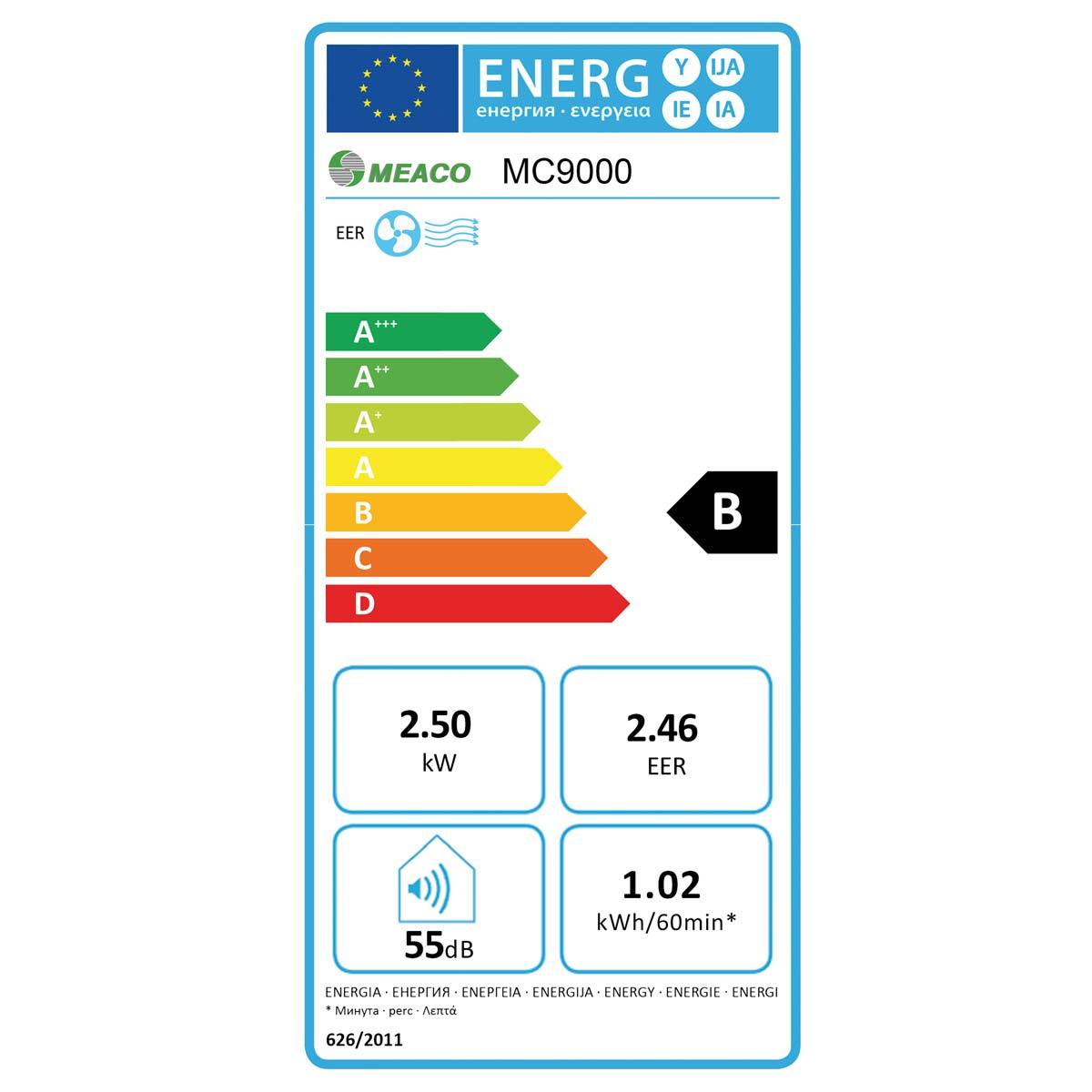 Meaco MeacoCool MC Series 9K BTU Portable Air Conditioner & Heater with