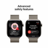 Buy Apple Watch Series 11 GPS + Cellular, 42mm Natural Titanium Case with Natural Milanese Loop, MF8P4MP/A at costco.co.uk