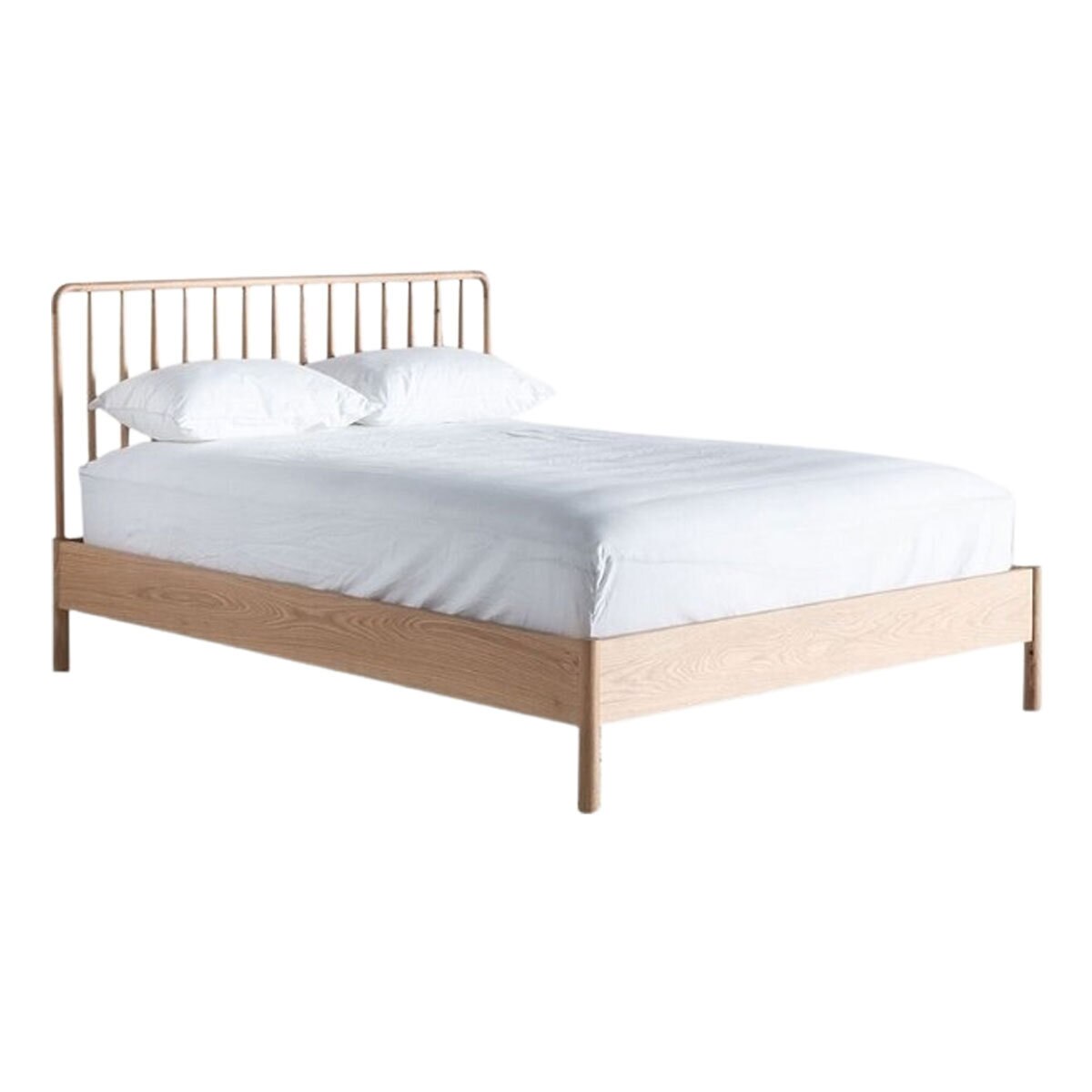 Gallery Wycombe Natural Oak Bed Frame, Double