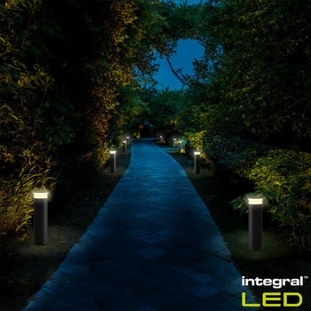 Integral Outdoor Bollard Light available in 3 Sizes