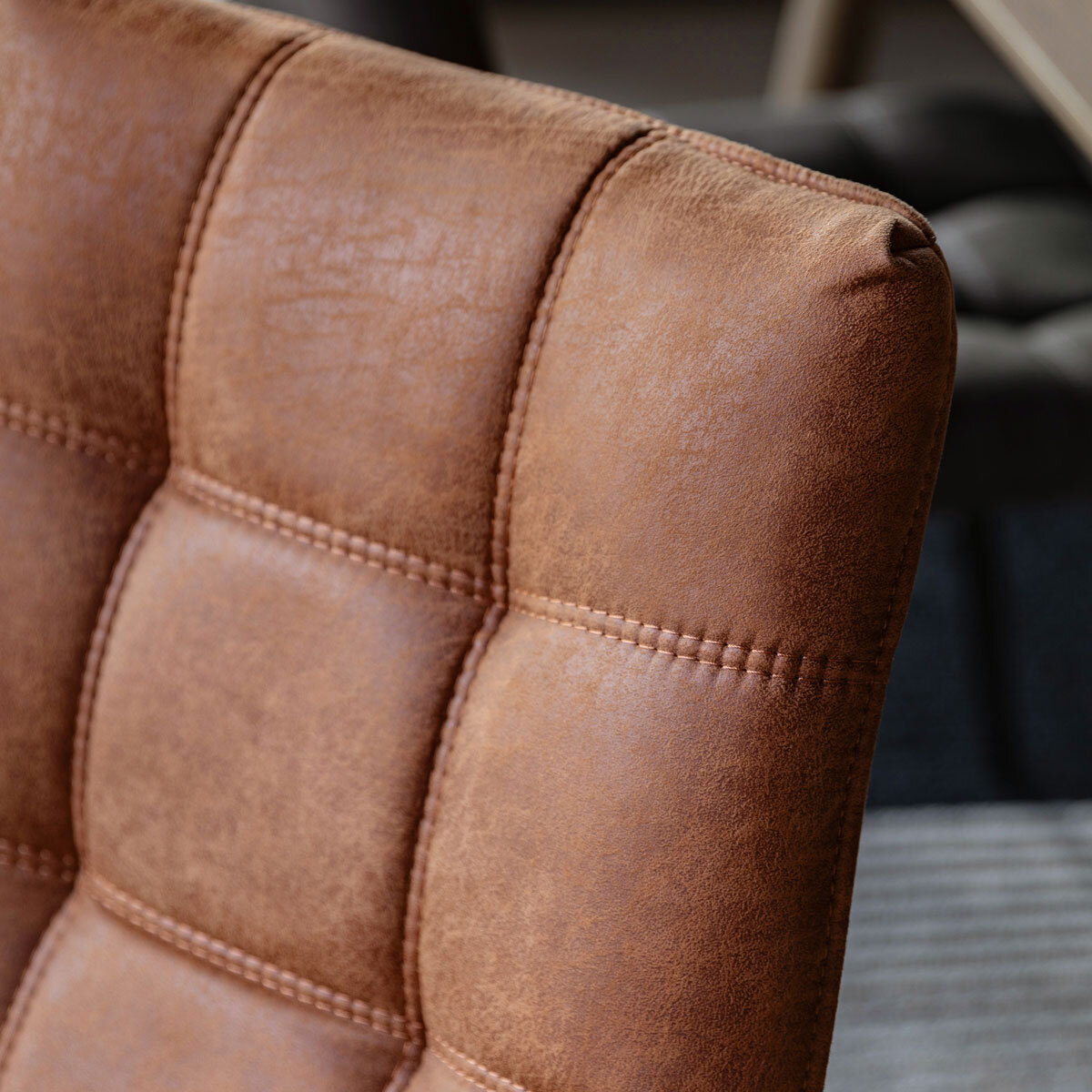 Gallery Darwin Brown Faux Leather Dining Chair, 2 Pack