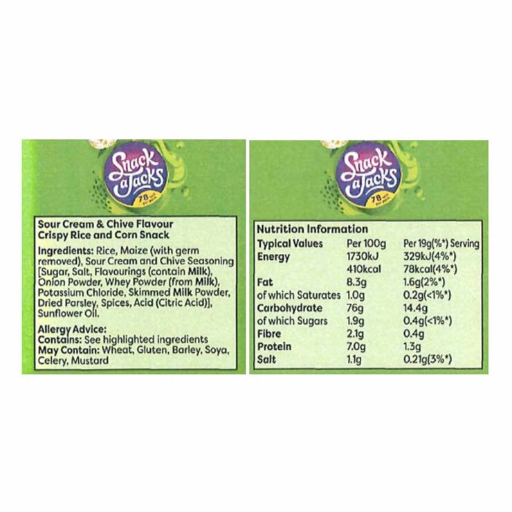 Nutritional Information