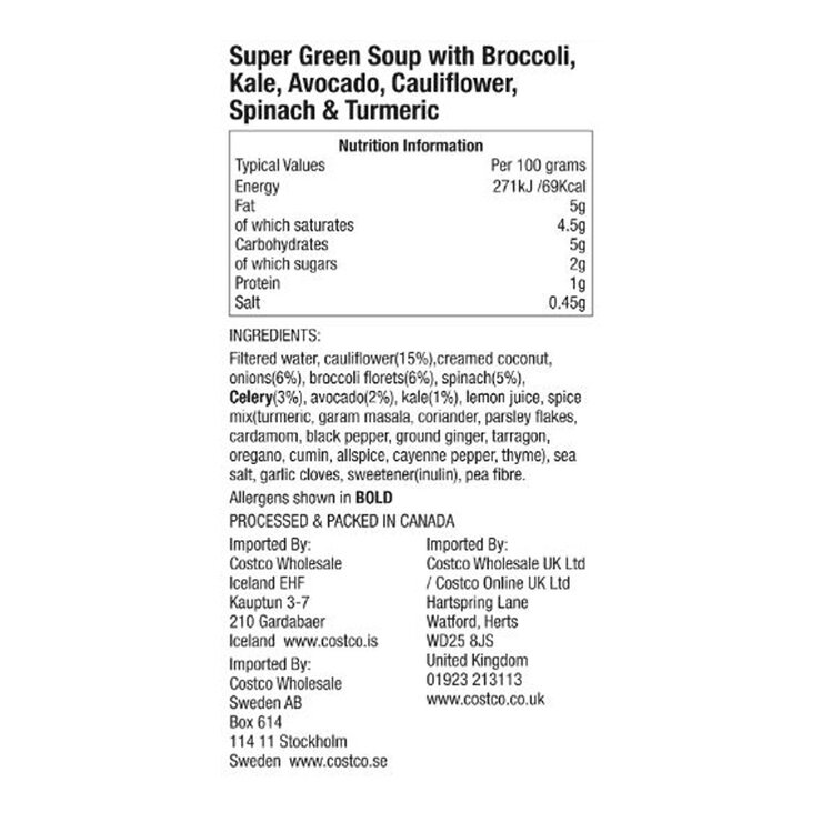 Nutritional Information