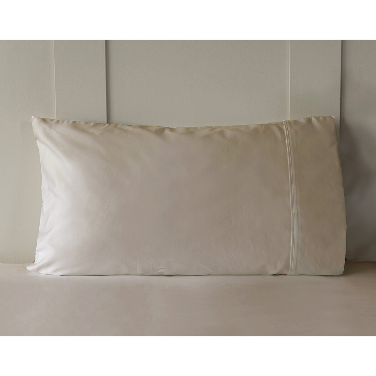 Belledorm 600 Thread Count Cotton Pillowcase 2 Pack 50 x 75 cm, Taupe