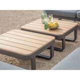Teak duo coffee tables