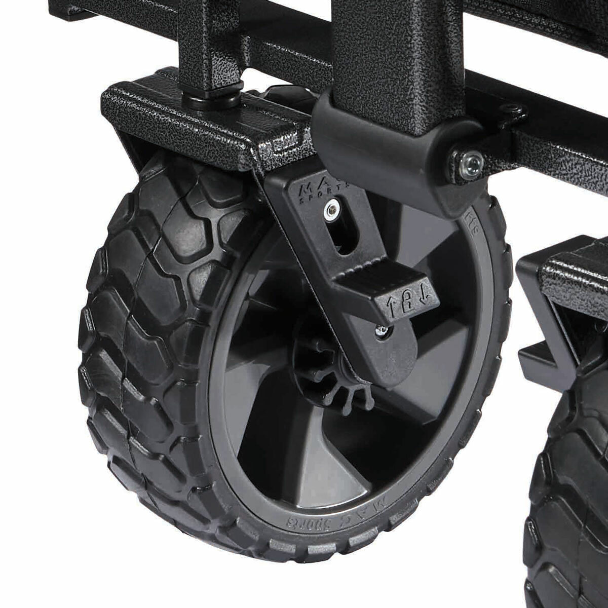 Mac Sports XL Steel Folding Wagon with Brakes