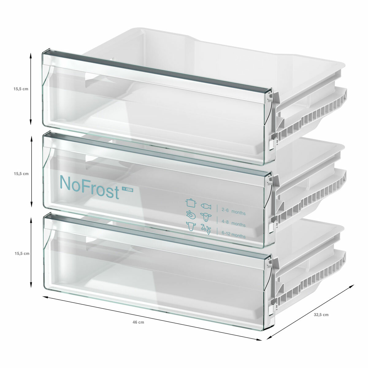 Bosch Series 4, GUN21VFE0G Built Under Freezer, E Rated Bosch Series 4, GUN21VFE0G Built Under Freezer, E Rated