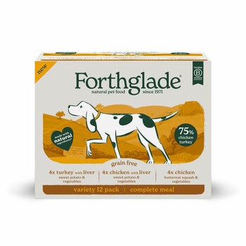 Forthglade Grain Free Poultry Variety Pack, 12 x 395g Forthglade Grain Free Poultry Variety Pack, 12 x 395g