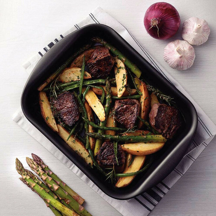 Tramontina Roasting Pan, 3 Piece Set