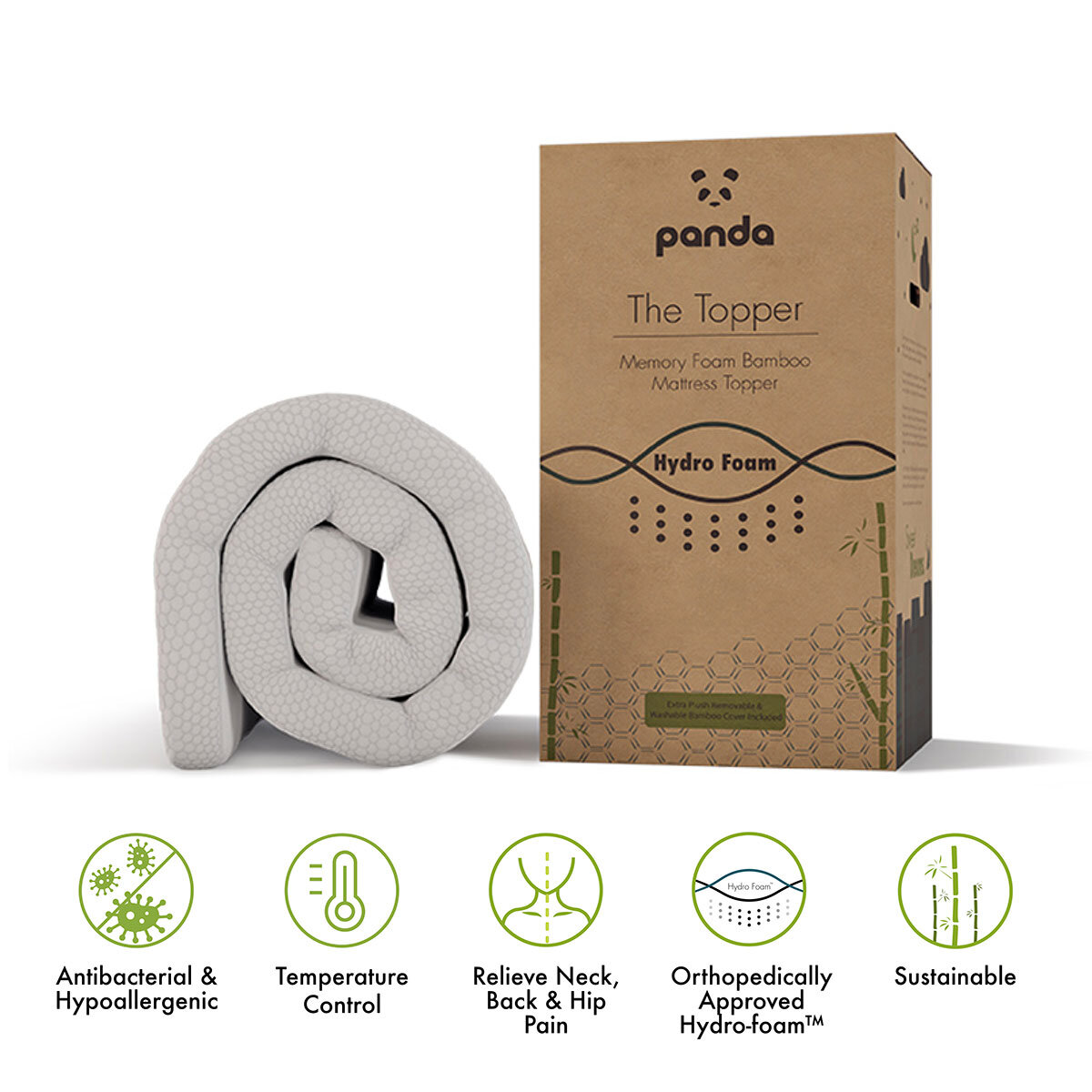 Panda Topper with packaging