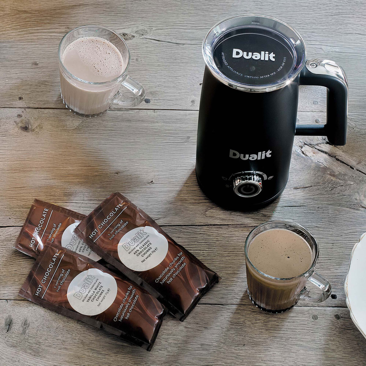 Dualit Milk Frother & Hot Chocolate Maker Max Lifestyle Image