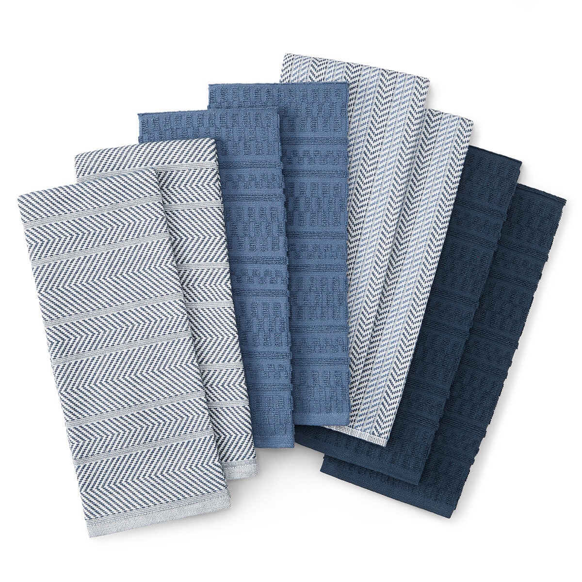 KitchenAid Kitchen Towels Set 8 Pack, Blue