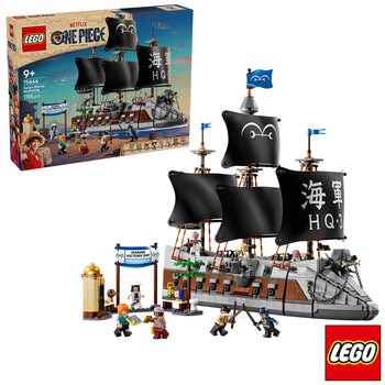 LEGO ONE PIECE Garp's Marine Battleship - Model 75646 (9+ Years)