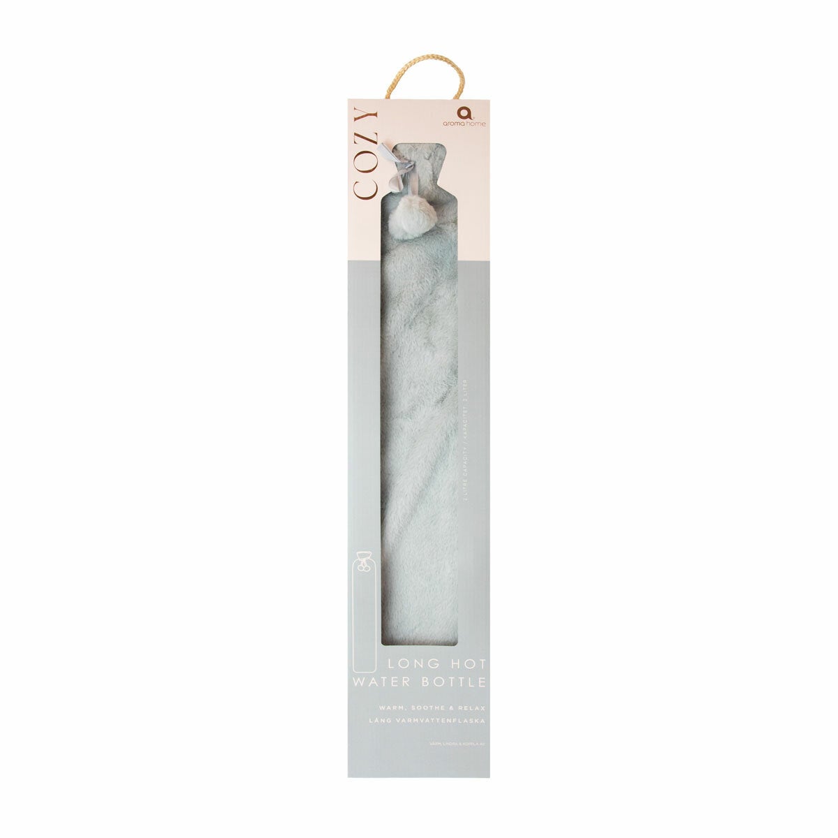 Aroma Home Long Hot Water Bottle in 2 Colours Aroma Home Long Hot Water Bottle in 2 Colours