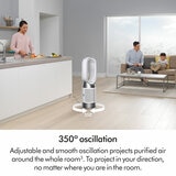 Lifestyle image of Dyson Purifier Hot+Cool HP1 Purifying Fan Heater with 360 degree oscilliation Lifestyle image of Dyson Purifier Hot+Cool HP1 Purifying Fan Heater with 360 degree oscilliation