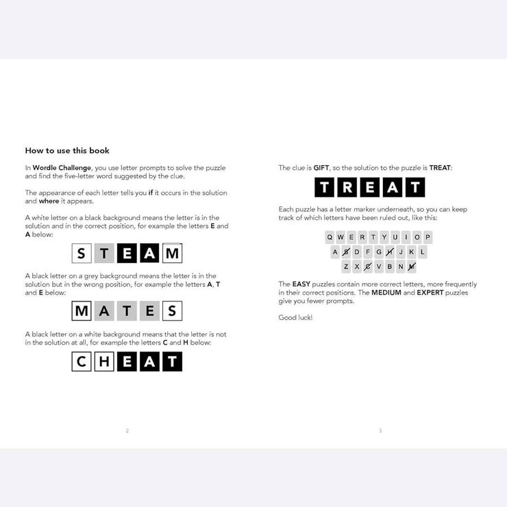 Wordle Challenge Game x3 Book Collection by Ivy Press