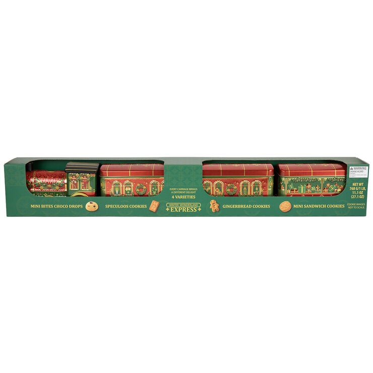 Winter wonderland cookie train