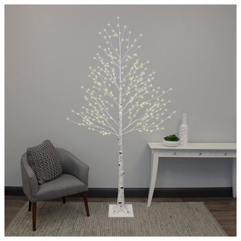7ft (2.1 m) Indoor / Outdoor Fully Lit Birch Twig Tree With 280 LED Lights