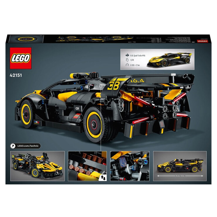 Buy LEGO Technic Bugatti Bolide Back of Box Image at Costco.co.uk Buy LEGO Technic Bugatti Bolide Back of Box Image at Costco.co.uk