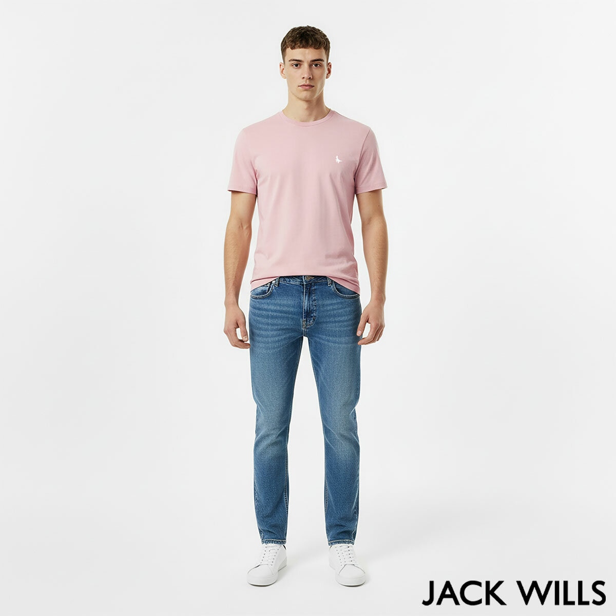 Jack Wills Men's Icon Tee in Pink Jack Wills Men's Icon Tee in Pink