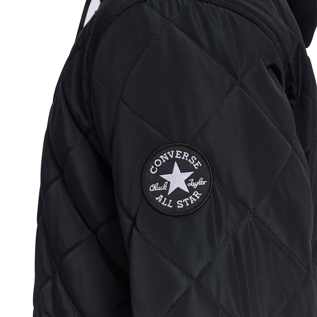 Converse Men's Hooded Bomber Jacket Converse Men's Hooded Bomber Jacket