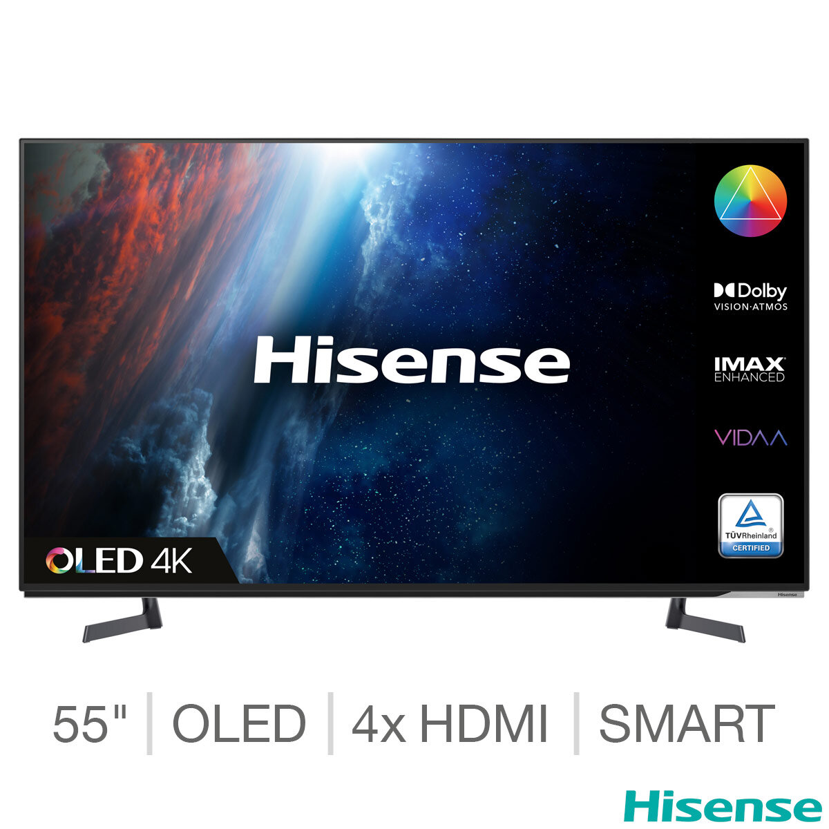 Hisense 55A8GTUK 55 Inch OLED 4K Ultra HD Smart TV