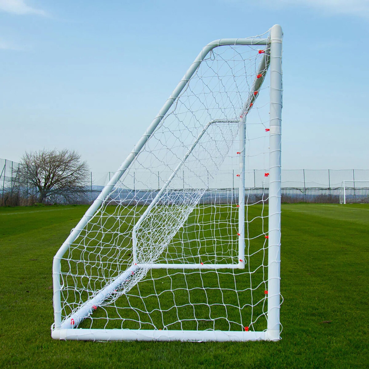 Lifestyle image of the goal from the side Lifestyle image of the goal from the side