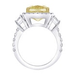 5.23ctw Emerald Cut Diamond Ring, Platinum