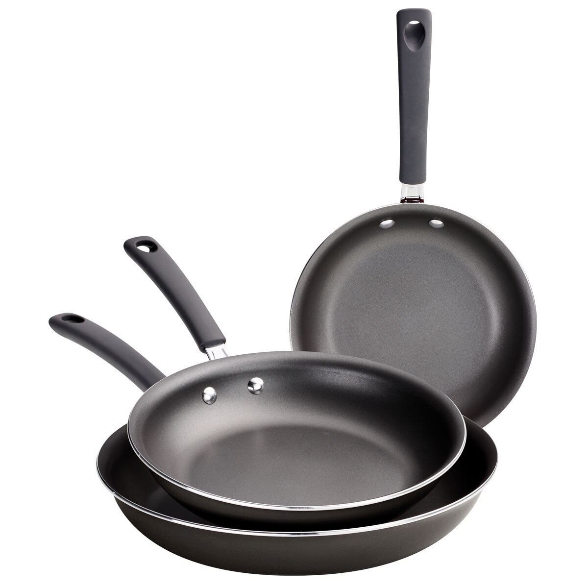 Tramontina Frying Pan Set 3 Piece in Grey