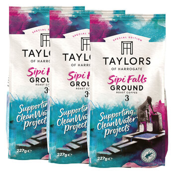 Taylors of Harrogate Sipi Falls Ground Coffee, 3 x 227g