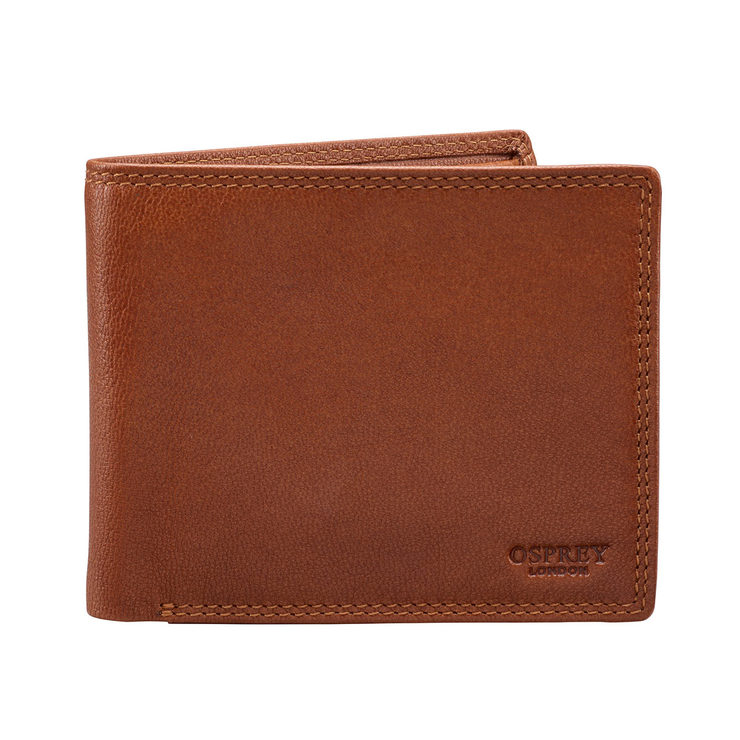 Osprey London Hornbeam Billfold Leather Wallet in Tan | Costco UK