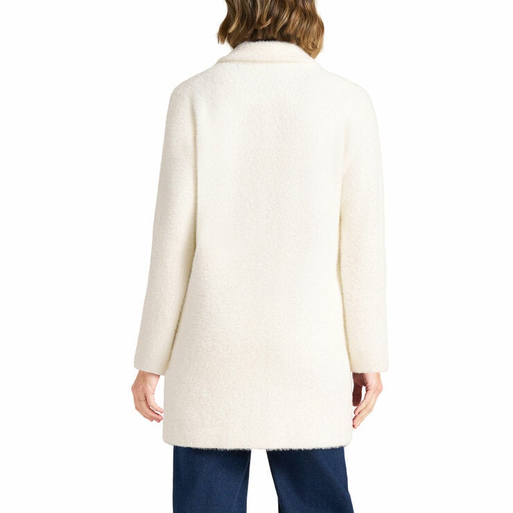 Matty M Women's Plush Coatigan in Ivory Matty M Women's Plush Coatigan in Ivory