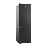 Haier HTW3618ENPB Series 3 Fridge Freezer, E Rated in Slate Black